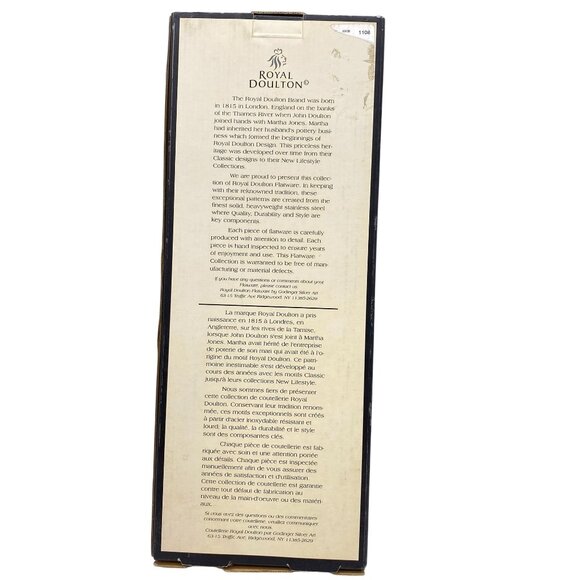 Royal Doulton Princess 2 piece Meat carving set Stainless Steel Thanksgiving Chr - Picture 5 of 7